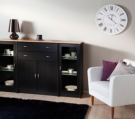 svartbetsad ask byrå svartbetsad ask byrå